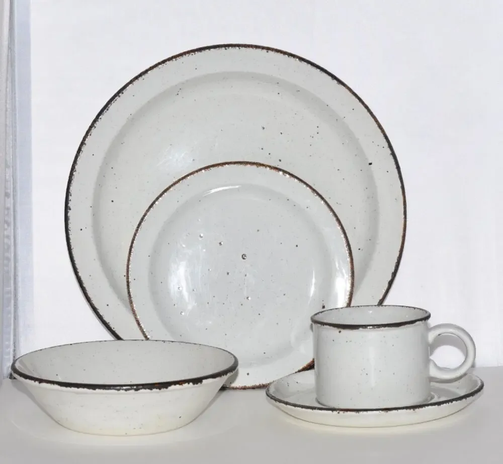 STONEHENGE Midwinter Creation Dinner Plate Desert Plate Bowl Mug/Saucer 5pc MCM